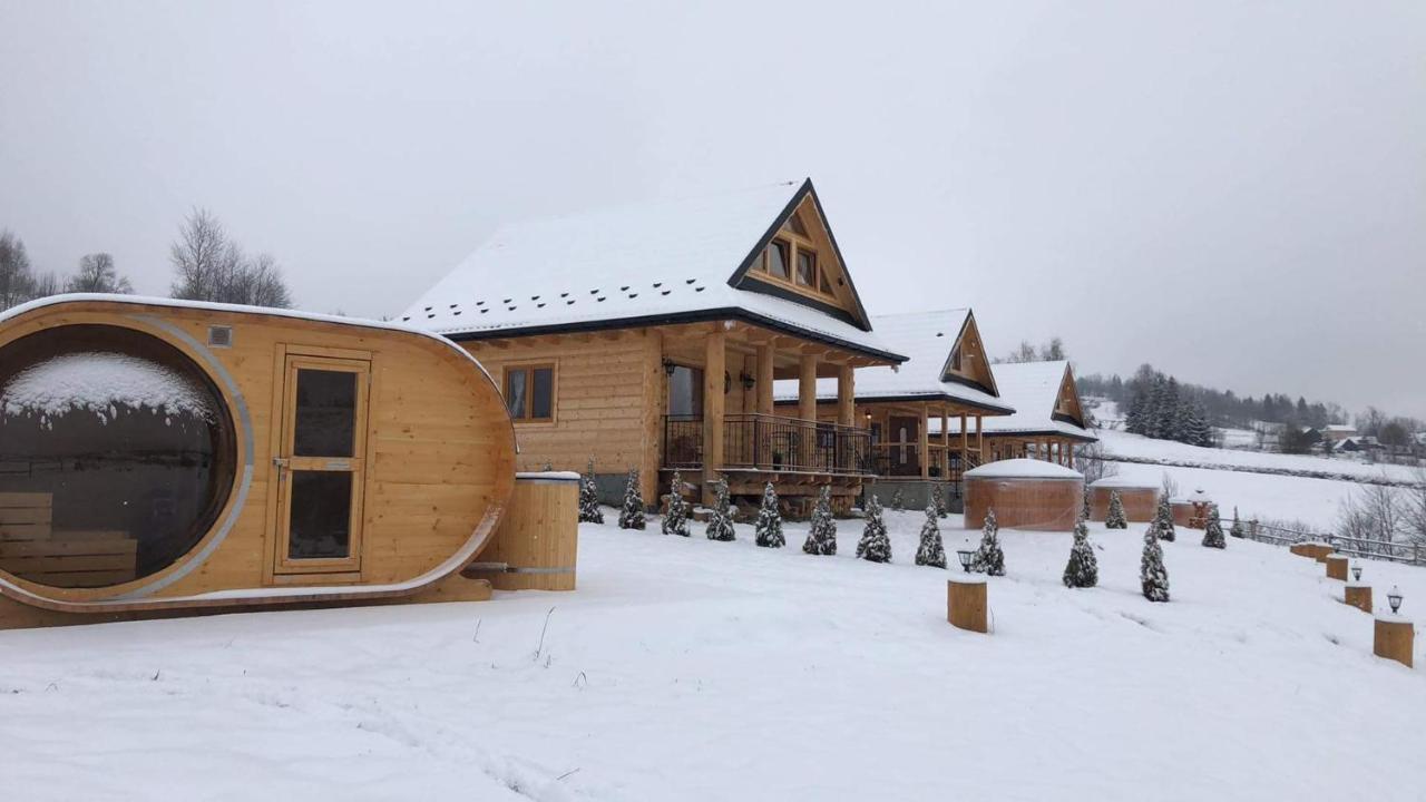 Domki Gorce Klikuszowa- Sauna, Jacuzzi Exterior photo